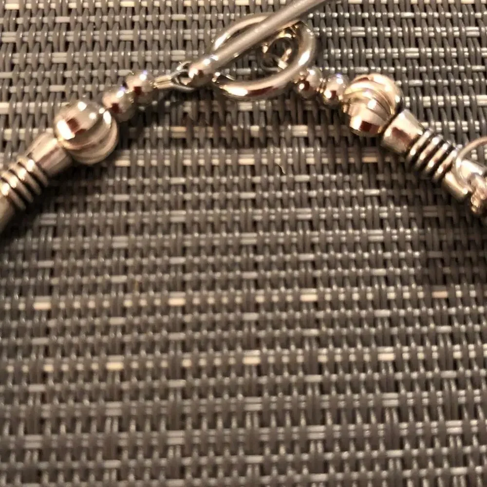 Silver Dangly Ball Charm Bracelet